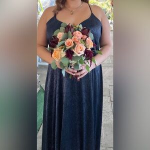 Navy blue formal dress